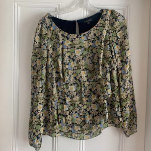 Brooks Brothers Size 10 Floral Blouse